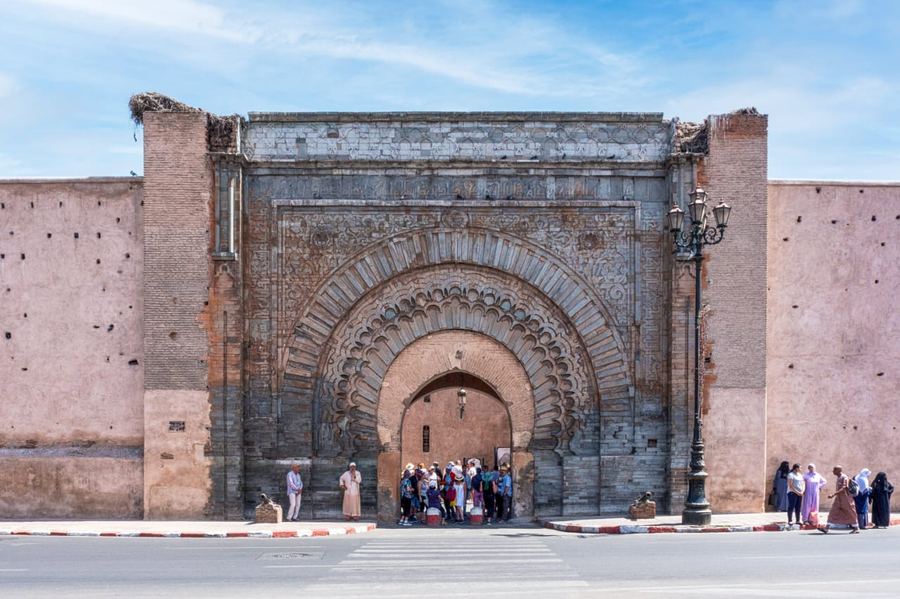 Porte historique de la médina de Marrakech